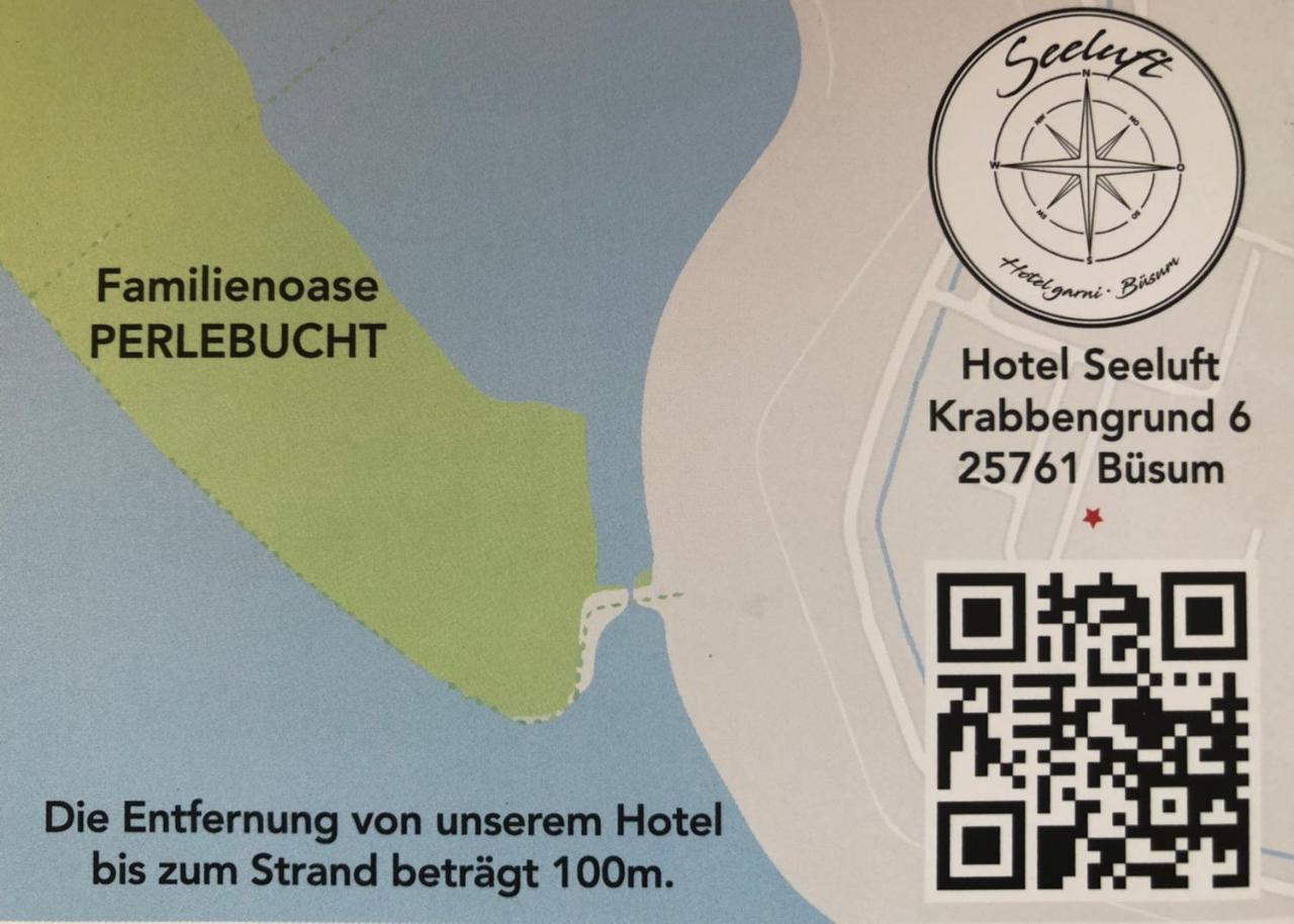 Hotel Garni Seeluft Buesum Dış mekan fotoğraf